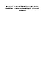 Test Bank for Textbook of Radiographic Positioning and Related Anatomy 11th Edition &vert; Lampignano & Kendrick