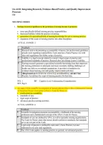 Test Bank for Nursing Research&colon; Methods and Critical Appraisal for Evidence-Based Practice 11th Edition by Geri LoBiondo-Wood & Judith Haber &vert; Complete Exam Prep 2026