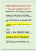 NSG 4800 MOCK EXAM &lpar;GALEN&rpar; NEWEST 2026&sol; 2027 ACTUAL EXAM &NewLine;TEST BANK&vert; NSG4800 TRANSITION TO PROFESSIONAL NURSING &NewLine;PRACTICE EXAM WITH COMPLETE 300 REAL EXAM QUESTIONS AND &NewLine;CORRECT VERIFIED ANSWERS&sol; ALREADY GRADED A&plus;
