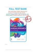 Test Bank for Nursing Research in Canada 5th Edition by Mina Singh &vert; All Chapters Included &vert; Complete Exam Prep 2026