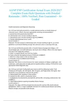  AANP FNP Certification Actual Exam 2026&sol;2027 Complete Exam-Style Questions with Detailed Rationales &vert; 100&percnt; Verified &vert; Pass Guaranteed &ndash; A&plus; Graded