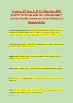 Economics 101 Exam 1 - SDSU Cullivan Exam&colon;100&percnt; &NewLine;Expert Verified Study Guide Real Testing 2026&vert;2027 &NewLine;Questions Detailed Answers and Instructor Note for A&plus; &NewLine;Guaranteed Pass
