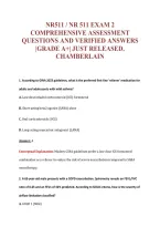 NR511 EXAM Bundle &vert; Update Questions with complete and Verified solutions&period;