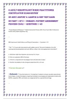 &NewLine;Adult-Gerontology Nurse Practitioner Certification Exam Review Comprehensive Study Resource Covering Health Assessment Clinical Diagnosis Disease Management Pharmacology Preventive Care Cardiovascular Respiratory Neurological Renal Endocrine Gastrointes