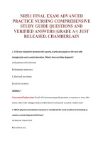 NR511 EXAM Bundle &vert; Update Questions with complete and Verified solutions&period;