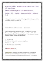 &NewLine;Certified Pediatric Nurse Practitioner Acute Care CPNP AC Exam Review Comprehensive Study Resource Covering Pediatric Assessment Acute and Critical Illness Respiratory Cardiovascular Neurological Gastrointestinal Renal Endocrine Infectious and Hematolog