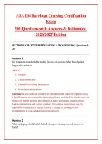 ASA 104 Bareboat Cruising Certification Exam 2026&sol;2027 PDF &ndash; 200 Questions with Answers & Detailed Rationales &vert; Complete Study Guide &vert; Instant Download