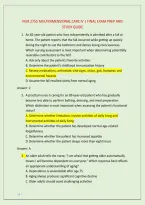 NUR 2755 MULTIDIMENSIONAL CARE IV &vert; FINAL EXAM PREP AND &NewLine;STUDY GUIDE