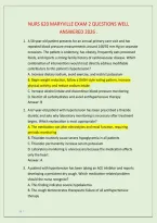 NURS 620 MARYVILLE EXAM 2 QUESTIONS WELL &NewLine;ANSWERED 2026 &period;