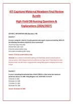 ATI CAPSTONE PHARMACOLOGY ASSESSMENT QUESTIONS WITH CORRECT ANSWERS   PACKAGE DEAL &quest;&quest;&quest;