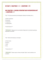 Oncology Nursing Comprehensive Study Resource Covering Cancer Biology Risk Factors Prevention Screening Assessment Diagnosis Chemotherapy Radiation Immunotherapy Symptom Management Pain Control Palliative Care Patient Education and Evidence Based Cancer N