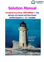 Solution Manual Managerial Accounting&comma; 18th Edition By Ray Garrison&comma; Eric Noreen and Peter Brewer ISBN 978-1265615925