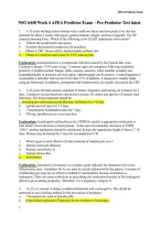 NSG 6440 Week 4 APEA Predictor Exam &vert; Pre-Predictor Test
