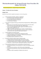 Pharmacotherapeutics for Advanced Practice Nurse Prescribers&NewLine;Advanced Practice Nurse Prescribing&NewLine;Advanced Pharmacotherapeutics Study Guide&NewLine;Nurse Prescriber Exam Review