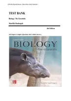 Test Bank for Biology&colon; The Essentials&comma; 4th Edition by Mari&euml;lle Hoefnagels &ndash; Complete Exam Questions & Answer Key