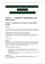 Psychiatric-Mental Health Nursing 10th Ed Practice Questions &vert; 2026&ndash;2027&vert;Exam-focused nursing practice