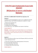 COG170 Cogito Fundamentals Exam Guide 2026&sol;2027 PDF &ndash; 200 Practice Questions with Answers & Detailed Rationales &vert; Epic Cogito Certification Prep &vert; Instant Download