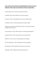 NUR 109 FINAL EXAM REVIEW AND PREPARATION GUIDE 2026&sol;2027 &vert; NURSING STUDY GUIDE&comma; EXAM REVIEW & PRACTICE QUESTIONS