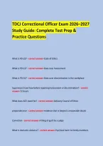  &NewLine;TDCJ Correctional Officer Exam 2026&ndash;2027 &NewLine;Study Guide&colon; Complete Test Prep & Practice Questions &NewLine; &NewLine;