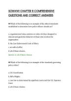 SOW4141 CHAPTER 8 COMPREHENSIVE&NewLine;QUESTIONS AND CORRECT ANSWERS