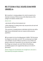 BIO 171 EXAM 4 FULLY SOLVED EXAM PAPER&NewLine;GRADED A&plus;