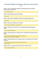 A2L Practice Solution Test Questions with Correct Answers &lpar;Grade&NewLine;A&plus;&rpar;