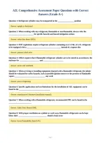 A2L Comprehensive Assessment Paper Questions with Correct&NewLine;Answers &lpar;Grade A&plus;&rpar;
