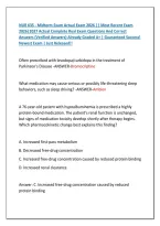NUR 635 - Midterm Exam Actual Exam 2026 &vert;&vert; Most Recent Exam &NewLine;2026&vert;2027 Actual Complete Real Exam Questions And Correct &NewLine;Answers &lpar;Verified Answers&rpar; Already Graded A&plus; &vert; Guaranteed Success&excl; &NewLine;Newest Exam &vert; Just Released&excl;&excl; 