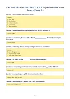 AAA DRIVERS ED FINAL PRACTICE SET Questions with Correct&NewLine;Answers &lpar;Grade A&plus;&rpar;