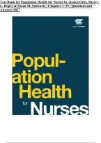 Test Bank for Population Health for Nurses by Jessica Ochs&comma; Sherry L&period; Roper & Susan M&period; Schwartz &vert; Chapters 1&ndash;35 Complete &vert; Questions & Answers 2027&NewLine;