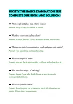 SOCIETY THE BASICS EXAMINATION TEST&NewLine;COMPLETE QUESTIONS AND SOLUTION
