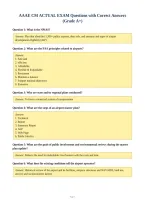 AAAE CM ACTUAL EXAM Questions with Correct Answers&NewLine;&lpar;Grade A&plus;&rpar;