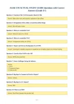AAAE CM ACTUAL STUDY GUIDE Questions with Correct&NewLine;Answers &lpar;Grade A&plus;&rpar;