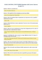 AAAE CM FINAL TEST PAPER Questions with Correct Answers&NewLine;&lpar;Grade A&plus;&rpar;