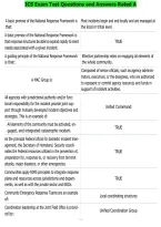 ICS Exam Test Questions and Answers Rated A