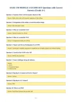 AAAE CM MODULE 4 EXAMS SET Questions with Correct&NewLine;Answers &lpar;Grade A&plus;&rpar;