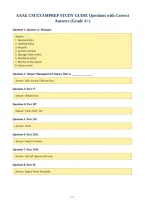 AAAE CM EXAMPREP STUDY GUIDE Questions with Correct&NewLine;Answers &lpar;Grade A&plus;&rpar;