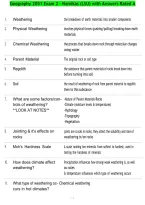 Geography 2051 Exam 2 - Namikas &lpar;LSU&rpar; with Answers Rated A