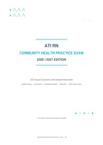 ATI RN Community Health Practice Exam 2026 &sol; 2027 Edition &mdash; practice exam
