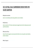 SOC 202 FINAL EXAM COMPREHENSIVE REVIEW PAPER WITH&NewLine;SOLVED QUESTIONS
