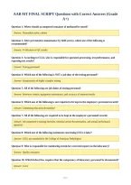 AAB MT FINAL SCRIPT Questions with Correct Answers &lpar;Grade&NewLine;A&plus;&rpar;