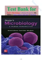 Test Bank for Nester's Microbiology&colon; A Human Perspective 10th Edition by Denise Anderson All Chapters 1-30 Covered LATEST&excl;&excl;&excl;