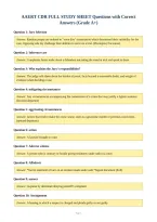 AAERT CDR FULL STUDY SHEET Questions with Correct&NewLine;Answers &lpar;Grade A&plus;&rpar;
