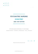 Psychiatric Nursing Exam Prep 2026 &sol; 2027 Edition &mdash; complete exam preparation material