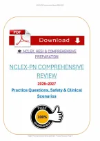 NCLEX-PN Comprehensive Review &lpar;PDF&rpar; &vert; &lpar;2026&rpar; NCLEX PN Review &sol; NCLEX Questions &vert; Practical Nursing