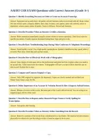 AAERT CER EXAM Questions with Correct Answers &lpar;Grade A&plus;&rpar;
