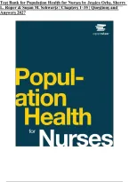 Test Bank for Population Health for Nurses by Jessica Ochs&comma; Sherry L&period; Roper & Susan M&period; Schwartz &vert; Chapters 1&ndash;35 Complete &vert; Questions & Answers 2027&NewLine;