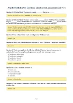 AAERT CER EXAM Questions with Correct Answers &lpar;Grade A&plus;&rpar;