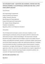 ICOI DIPLOMATE EXAM &ndash; QUESTIONS AND ANSWERS &vert; VERIFIED AND WELL&NewLine;DETAILED ANSWERS &vert; PLUS RATIONALES &vert; DOWNLOAD AND PASS &vert; LATEST&NewLine;EXAM UPDATE 2026&sol;2027