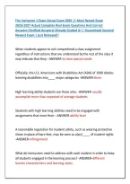 Fire instructor 1 Exam Actual Exam 2026 &vert;&vert; Most Recent Exam &NewLine;2026&vert;2027 Actual Complete Real Exam Questions And Correct &NewLine;Answers &lpar;Verified Answers&rpar; Already Graded A&plus; &vert; Guaranteed Success&excl; &NewLine;Newest Exam &vert; Just Released&excl;&excl;